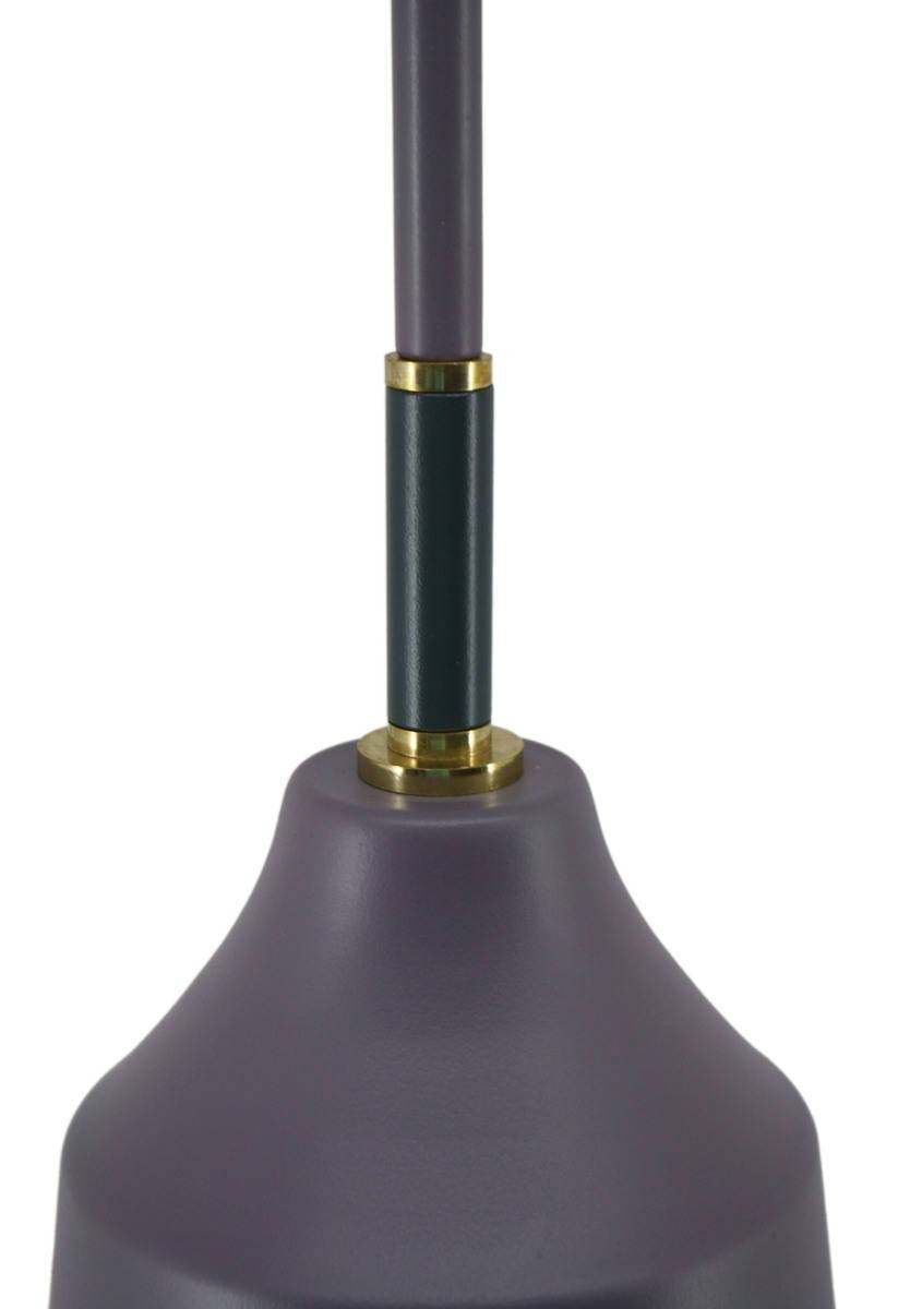 Kayoom Pendelleuchte Caja 387 violett Eisen B/H/L: ca. 15x45x15 cm E27 1 Brennstellen