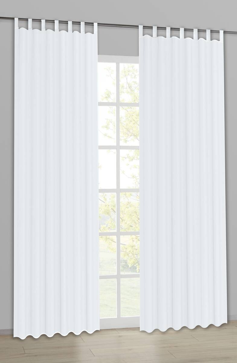 POCOline Kombivorhang Nouveau weiß B/L: ca. 140x300 cm