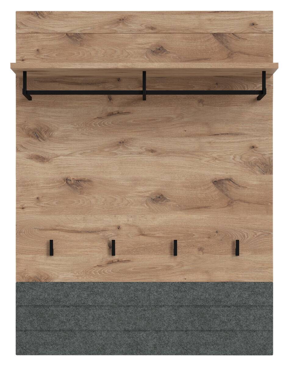 Garderobenpaneel Roxy Eiche Viking Nachbildung B/H/T: ca. 80x107x31 cm