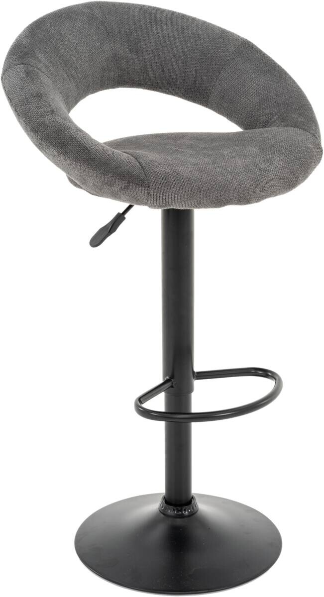 Barhocker FM-120-1 anthrazit Microfaser B/H/T: ca. 56x103x50 cm