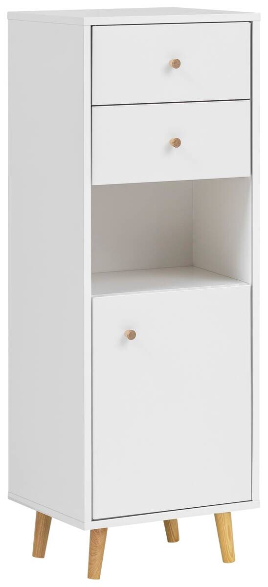 Highboard Bjarne weiß matt B/H/T: ca. 40,3x113,4x33,05 cm