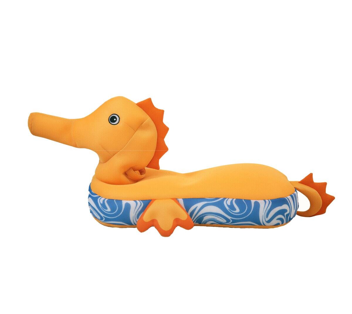 Westmann Sitzsack Seepferdchen gelb Polyester-Mischgewebe B/H/L: ca. 101x38x43 cm