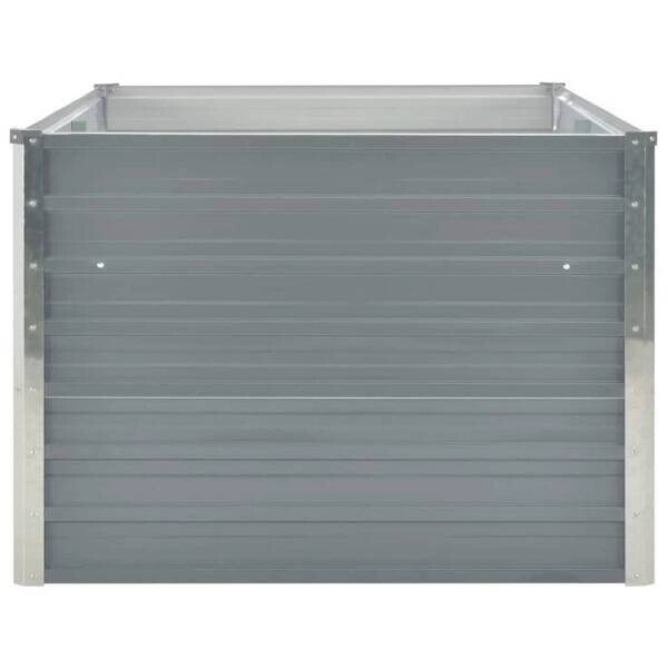 Hochbeet grau Metall B/H/L: ca. 80x45x160 cm