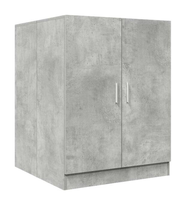 vidaXL Waschmaschinenschrank Beton B/H/T: ca. 70,5x91,5x71,5 cm