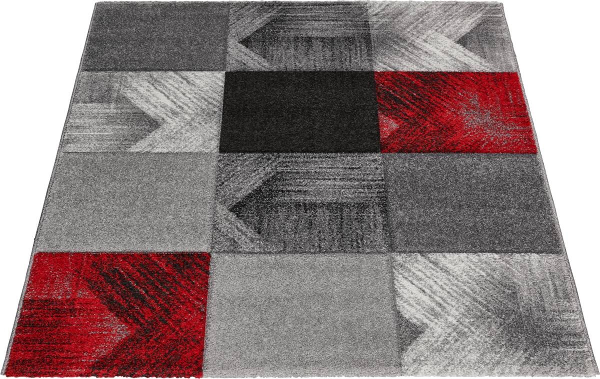 Webteppich Malta rot B/L: ca. 80x150 cm