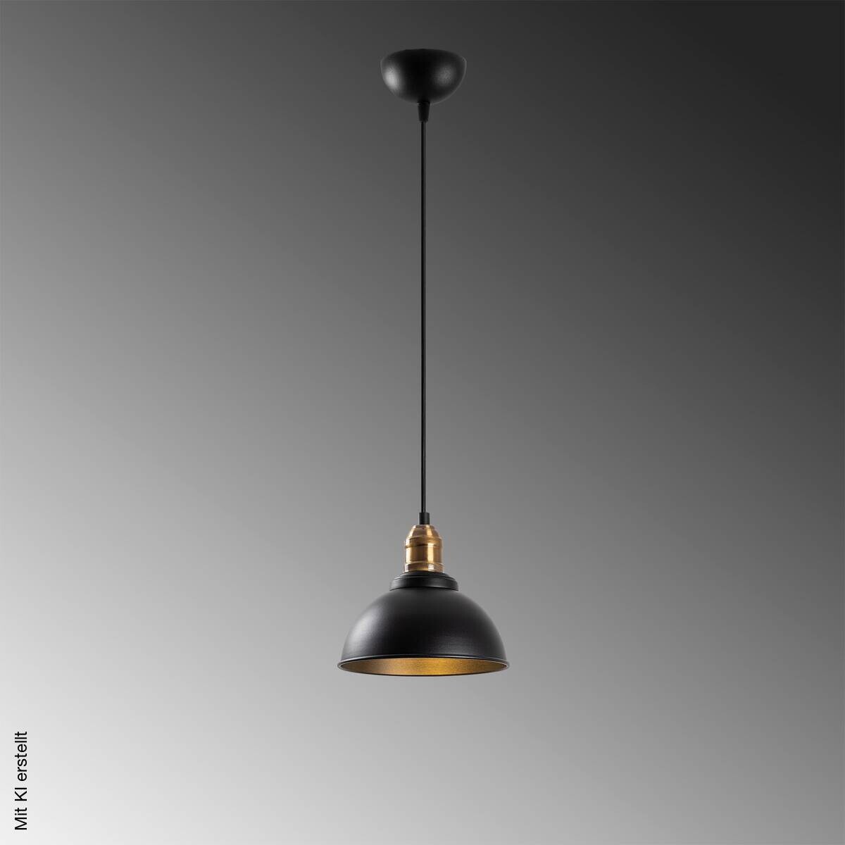 Opviq Pendelleuchte Varzan-10830 schwarz Metall B/H/T/L/D: ca. 21x116x21x21x21 cm E27 1 Brennstellen
