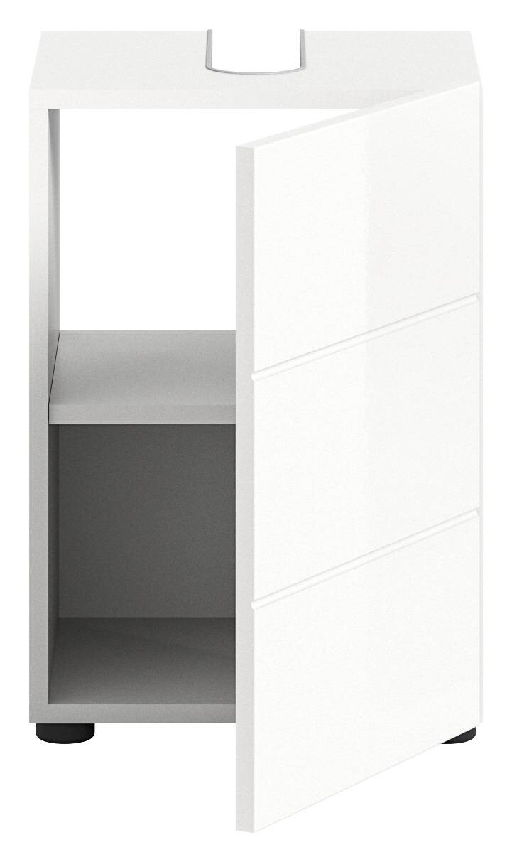 Waschbeckenunterschrank Vira weiß B/H/T: ca. 38x56x34 cm