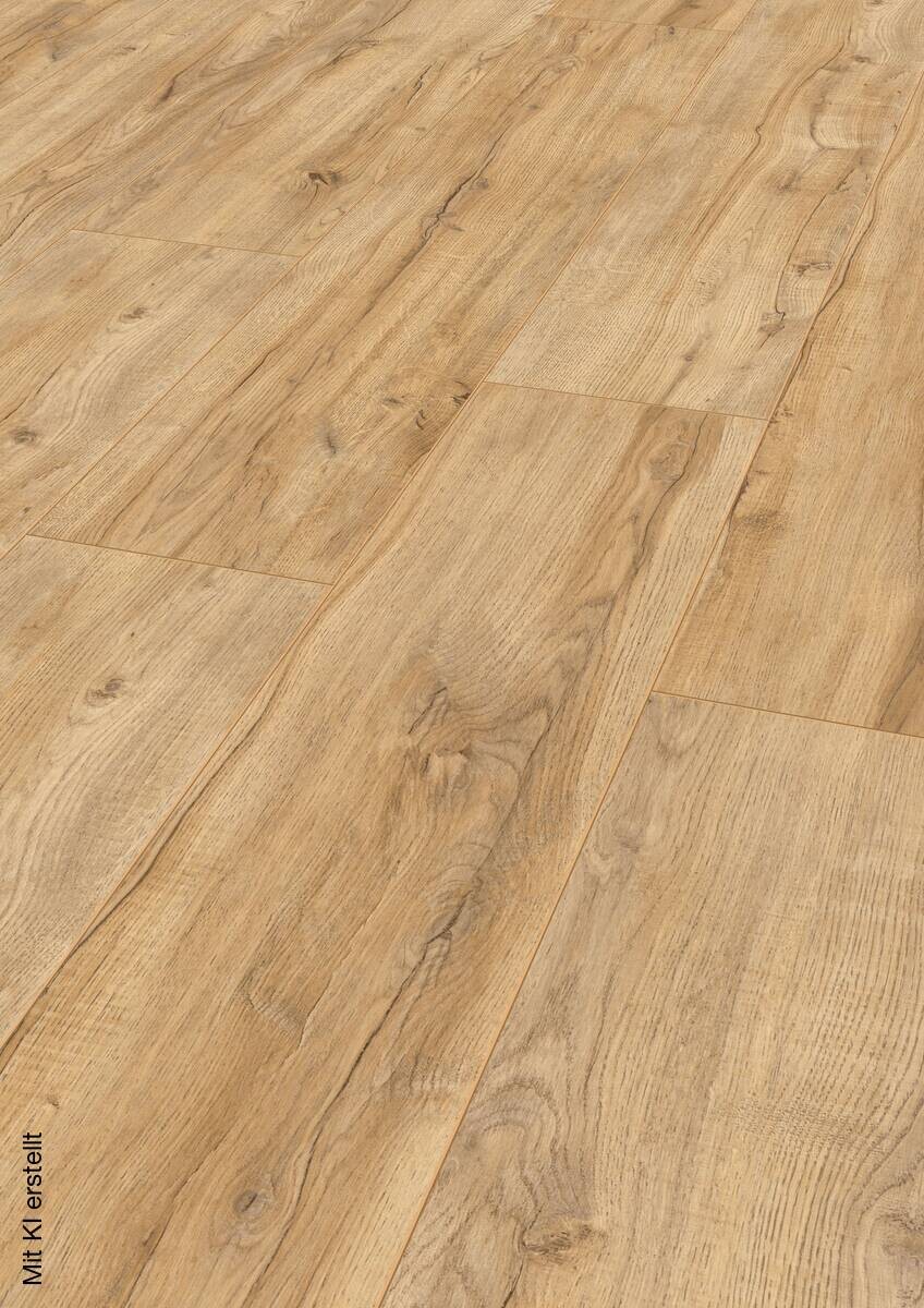 Laminatboden Montmelo Eiche natur ca.2,694 m² B/L: ca. 24,4x138 cm pro Paket