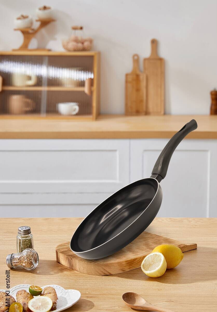 MICHELINO Pfanne schwarz Aluminium