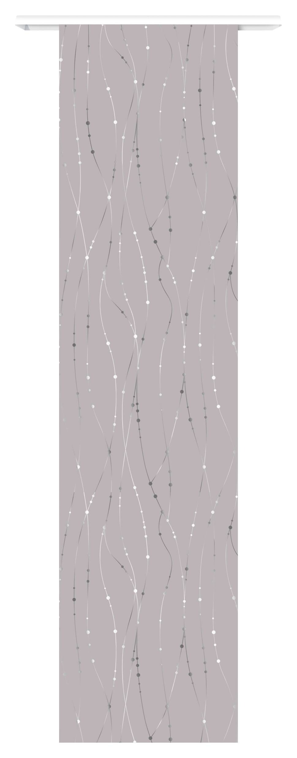 Schiebevorhang New Point silber B/L: ca. 60x245 cm