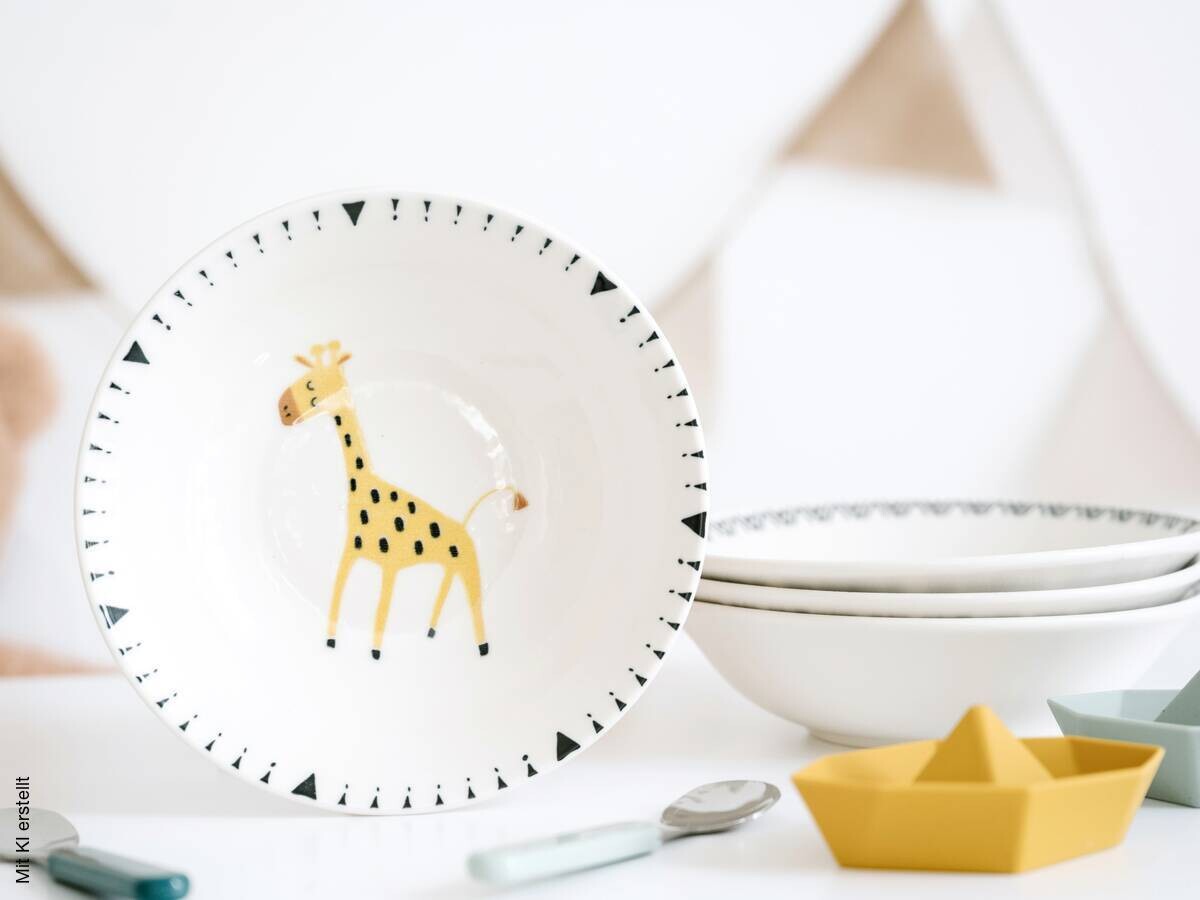 CreaTable Mehrzweckschalen Safari mehrfarbig Steinzeug D: ca. 18,6 cm