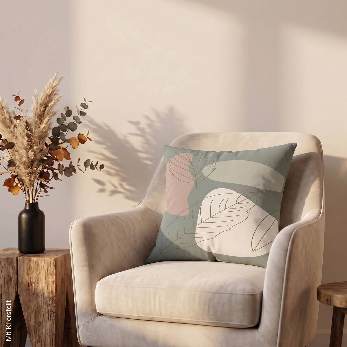 Kissenbezug mehrfarbig Polyester B/L: ca. 43x43 cm