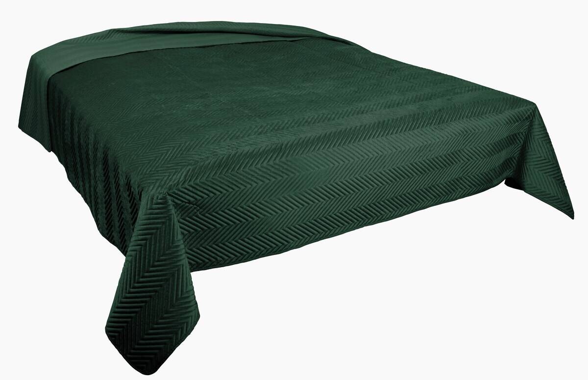 Tagesdecke grün 100% Polyester B/L: ca. 220x240 cm