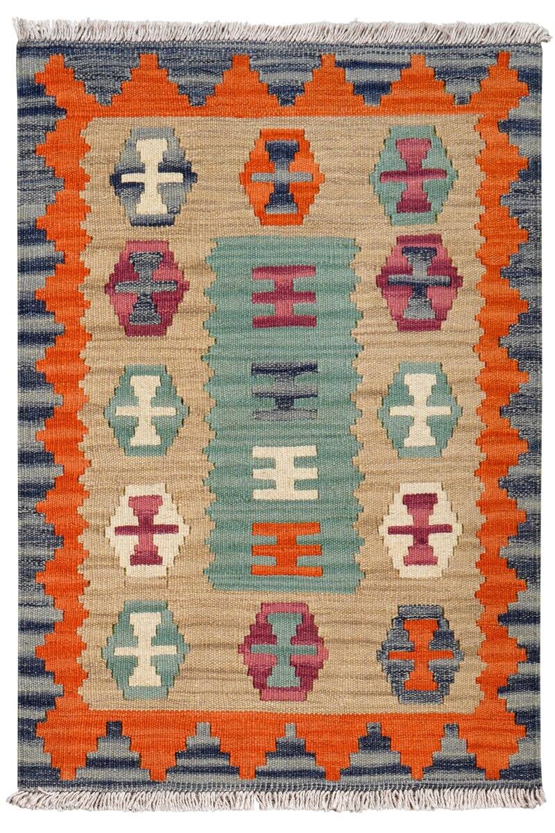 PersaTepp Teppich Kelim Gashgai bunt B/H/L: ca. 64x1x91 cm