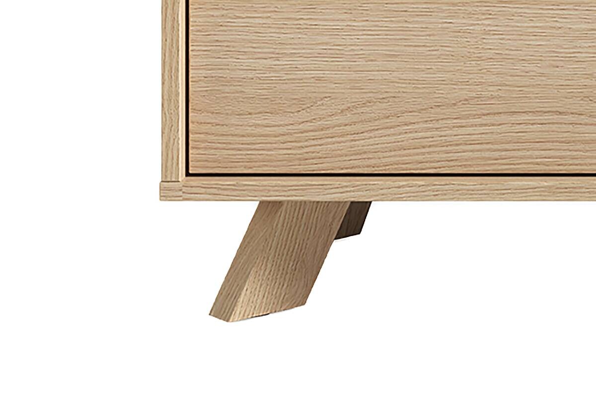 Highboard BASTIAN Eiche weiß B/H/T: ca. 120x131x36,5 cm