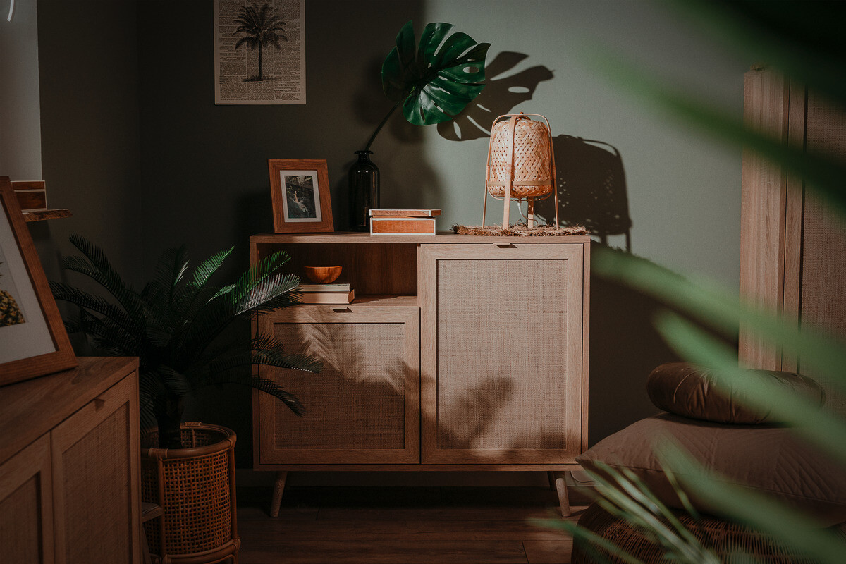 Kommode Bali Eiche Sonoma Nachbildung B/H/T: ca. 102x87x40 cm