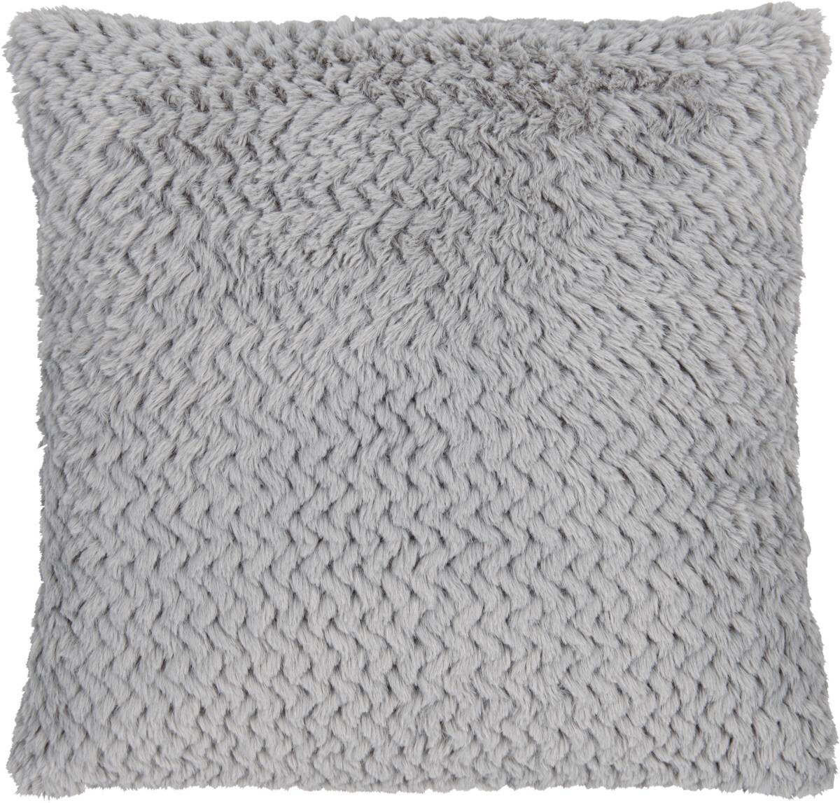 Dekokissen silber 100% Polyester B/L: ca. 45x45 cm