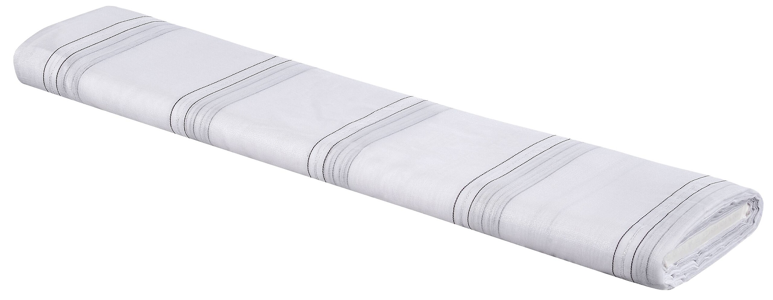 Store-Meterware Melek schwarz silber 100% Polyester H: ca. 300 cm