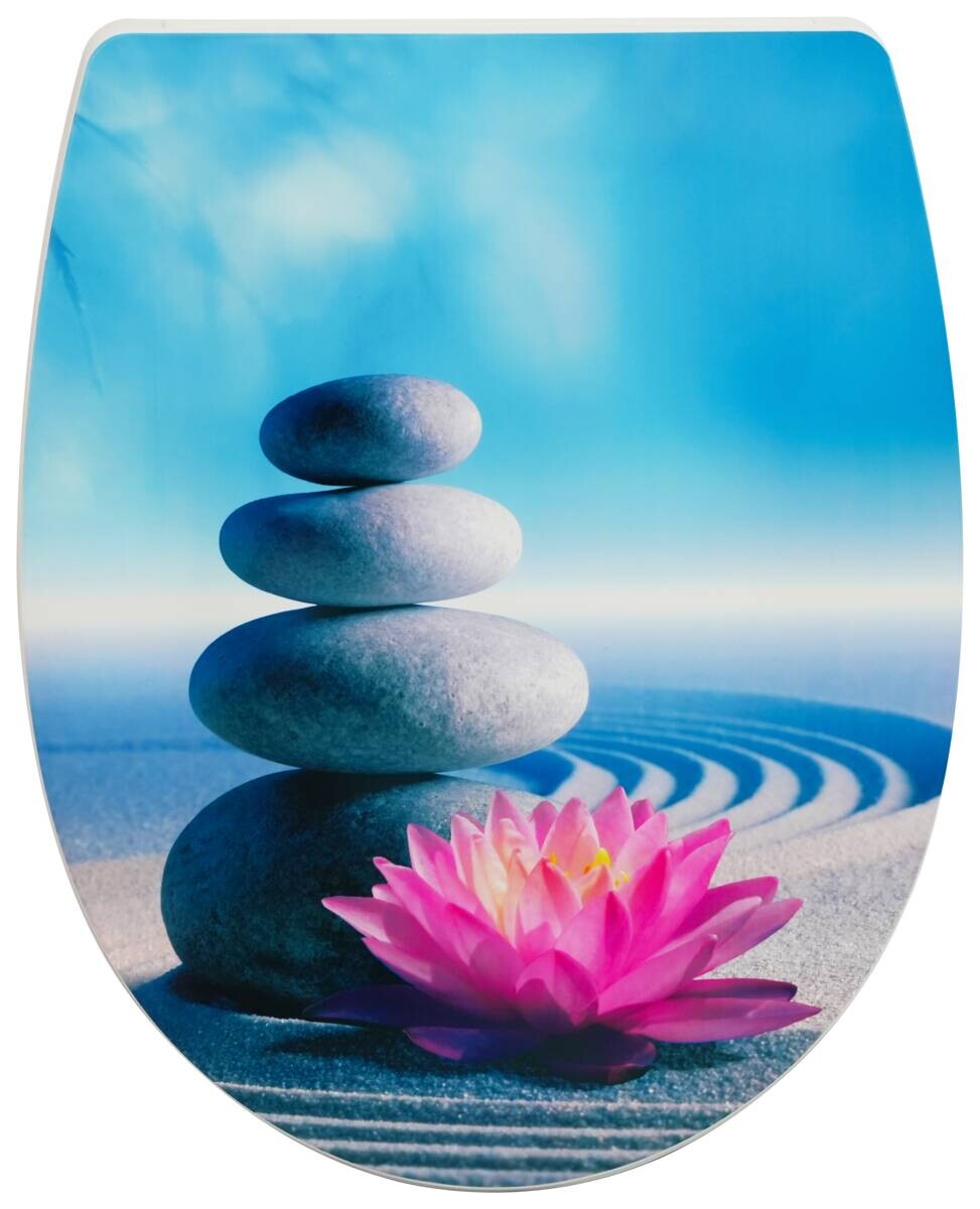 POCOline WC-Sitz Lotus blau Thermoplast