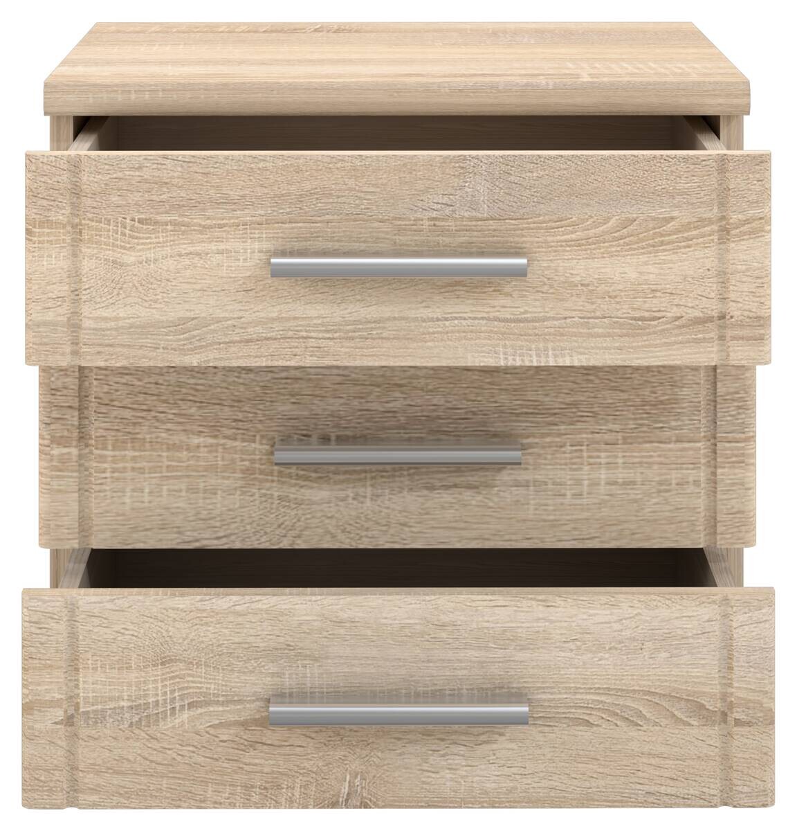 Nachtkonsole Eiche Sonoma Nachbildung B/H/T: ca. 45,2x47,6x34,1 cm