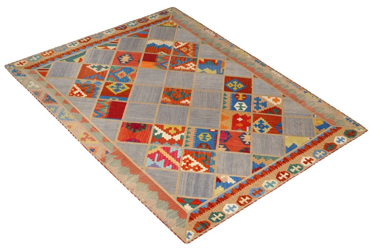 PersaTepp Teppich Kelim Tekkehdouz bunt B/H/L: ca. 150x1x200 cm