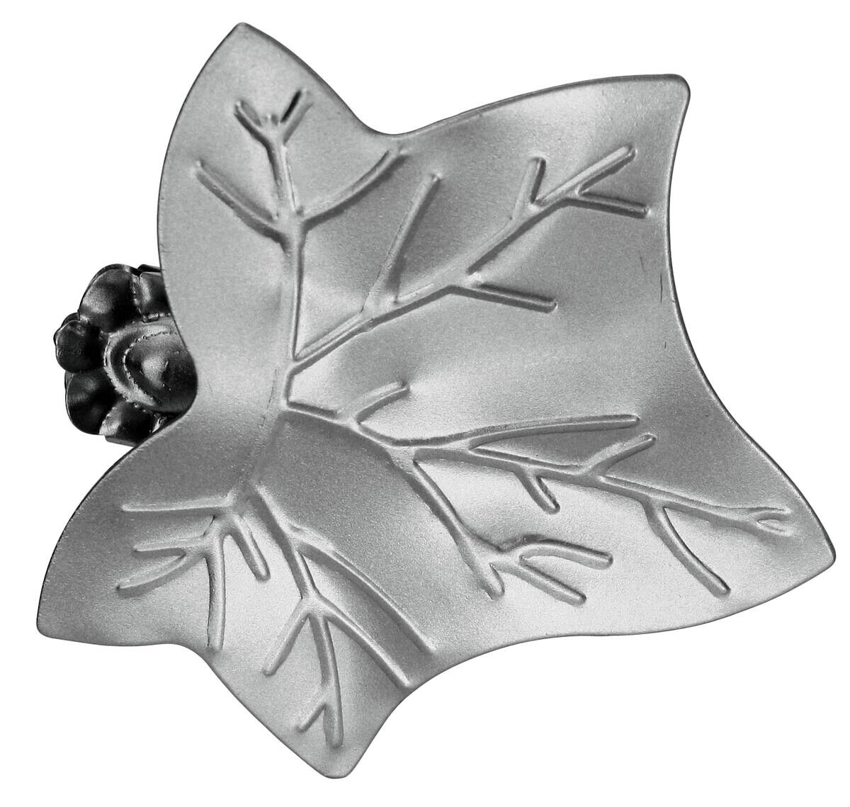 Boviva Dekoklammer Blatt silber Metall