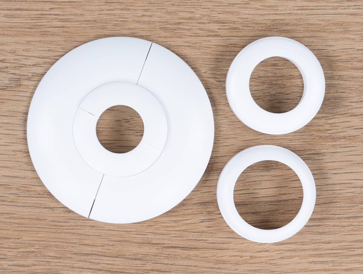 Heizkörper-Rosette weiß