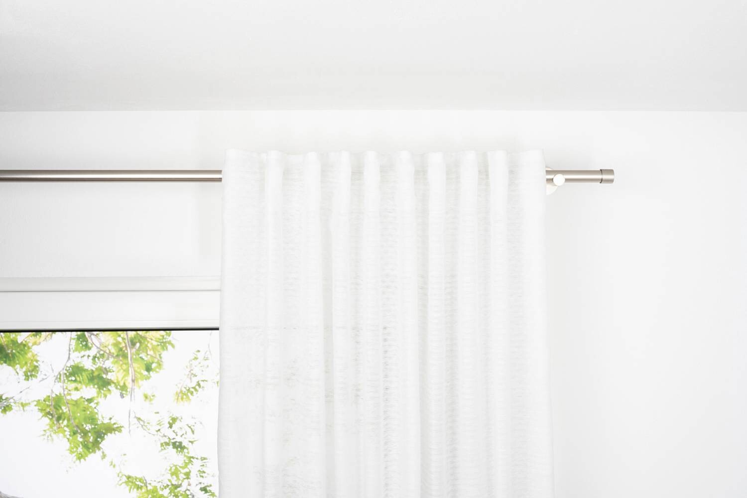 Kombivorhang 2er Pack Dot weiß B/L: ca. 135x245 cm