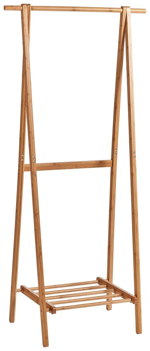 Zeller Garderobenständer natur Bambus B/H/T: ca. 74x159x46 cm