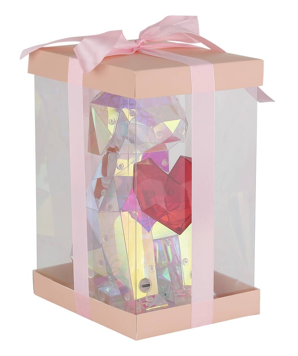 GLOBO LED-Dekoleuchte BRONDAR klar Kunststoff B/H/T: ca. 13x23x17 cm 1 Brennstellen