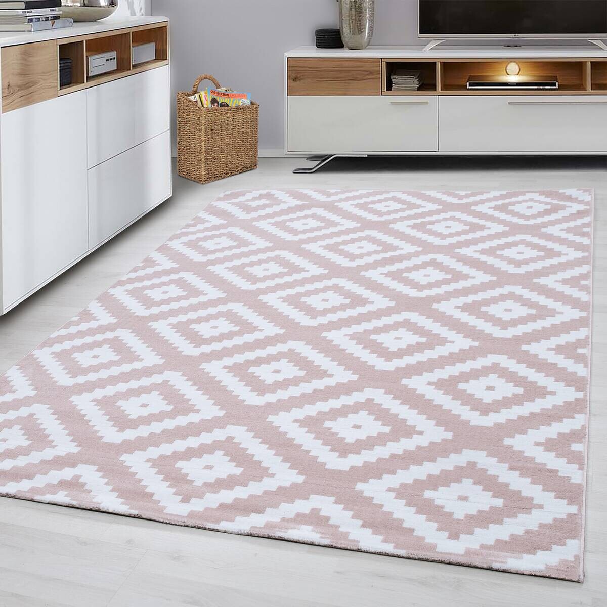 Ayyildiz Teppich PLUS pink B/L: ca. 240x340 cm