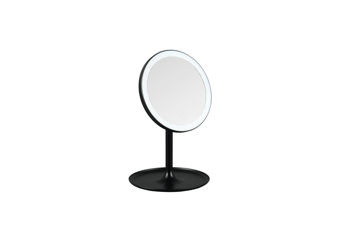 LED-Spiegel Liara schwarz B/H/L: ca. 28,5x18x18 cm