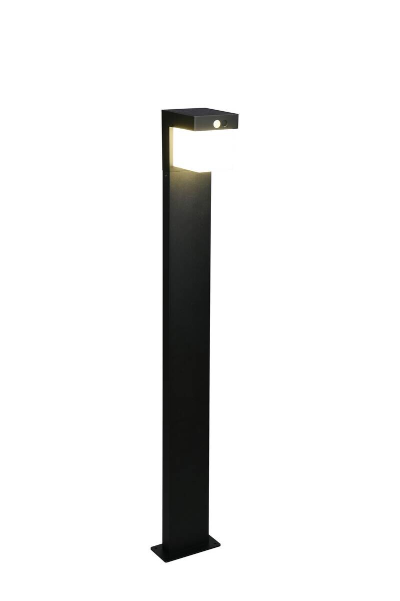 Solar-Wegeleuchte mattschwarz B/H/T: ca. 14x1x15,5 cm