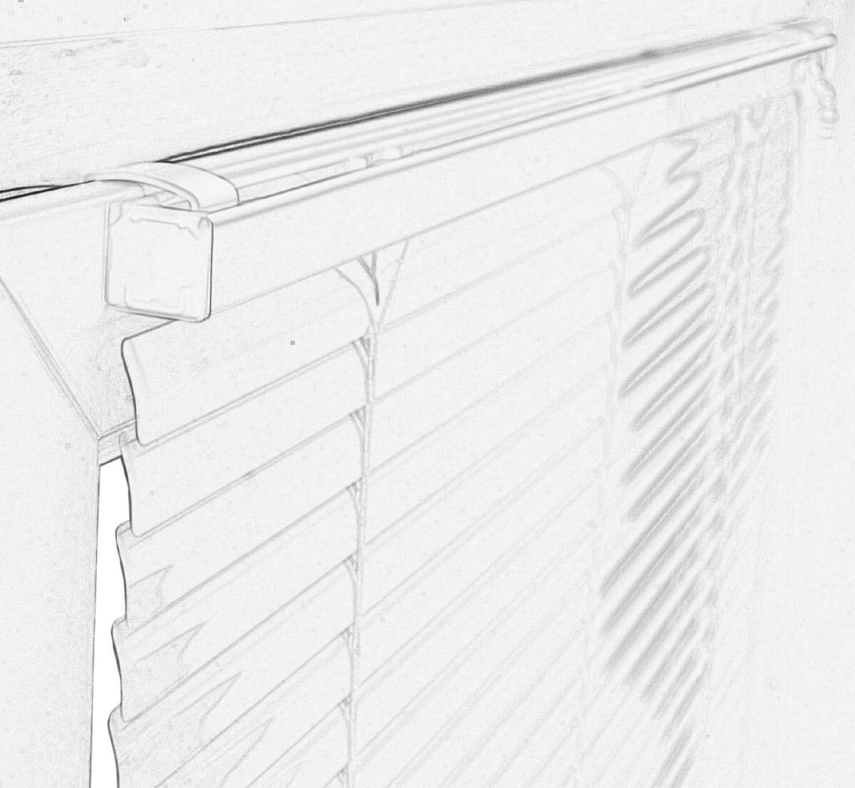 Alu-Jalousie silber B/L: ca. 100x220 cm