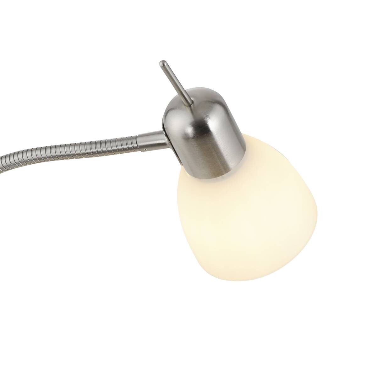 Just Light Stehleuchte Karo Stahl Aluminium Kunststoff Glas B/H/L: ca. 60x160x60 cm E14 1 Brennstellen