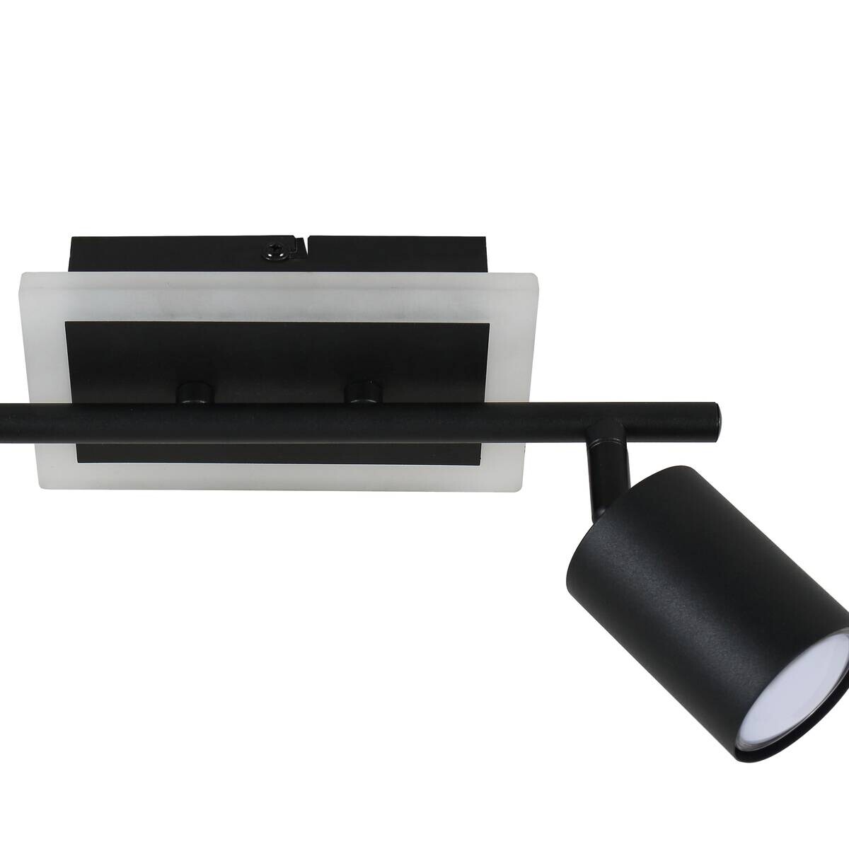 POCOline Spot Akshan schwarz Metall B/H: ca. 39x10 cm 2 Brennstellen