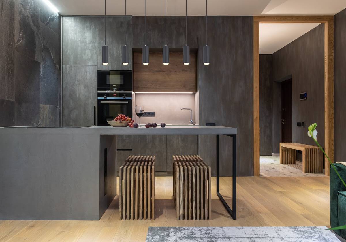 GLOBO Pendelleuchte 57911-6HB schwarz Metall B/H/L: ca. 6x120x115 cm GU10 6 Brennstellen