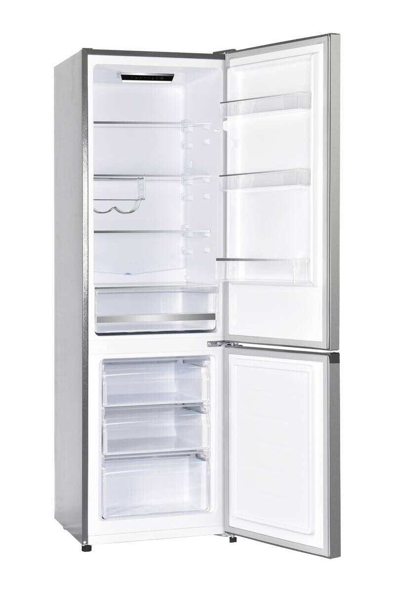 POCOline Kühl-/Gefrierkombination KGK262-176CIX Inox B/H/T: ca. 54x176x55 cm
