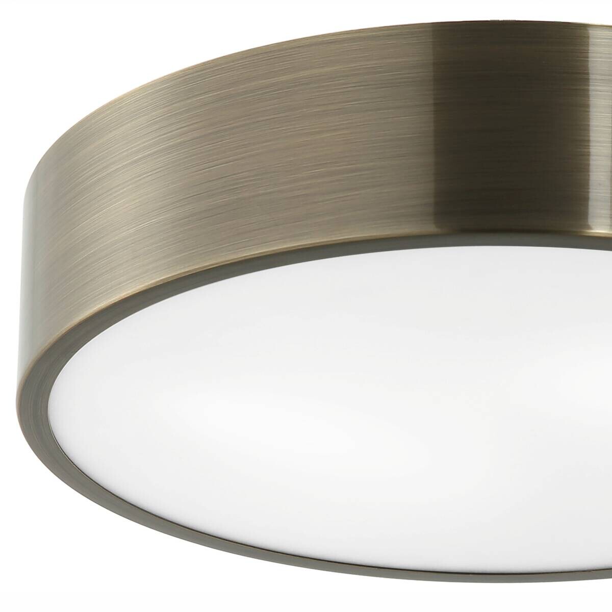 Lamkur Deckenleuchte platin Stahl B/H/L: ca. 37x8x37 cm E27 2 Brennstellen