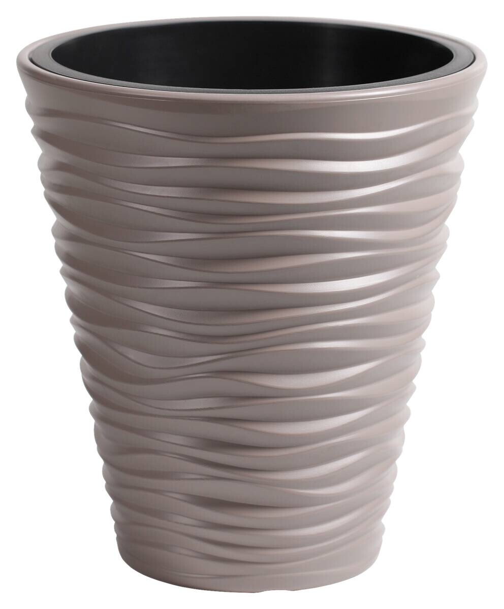 Prosperplast Pflanztopf Sand Mocca Kunststoff H/D: ca. 44x39 cm