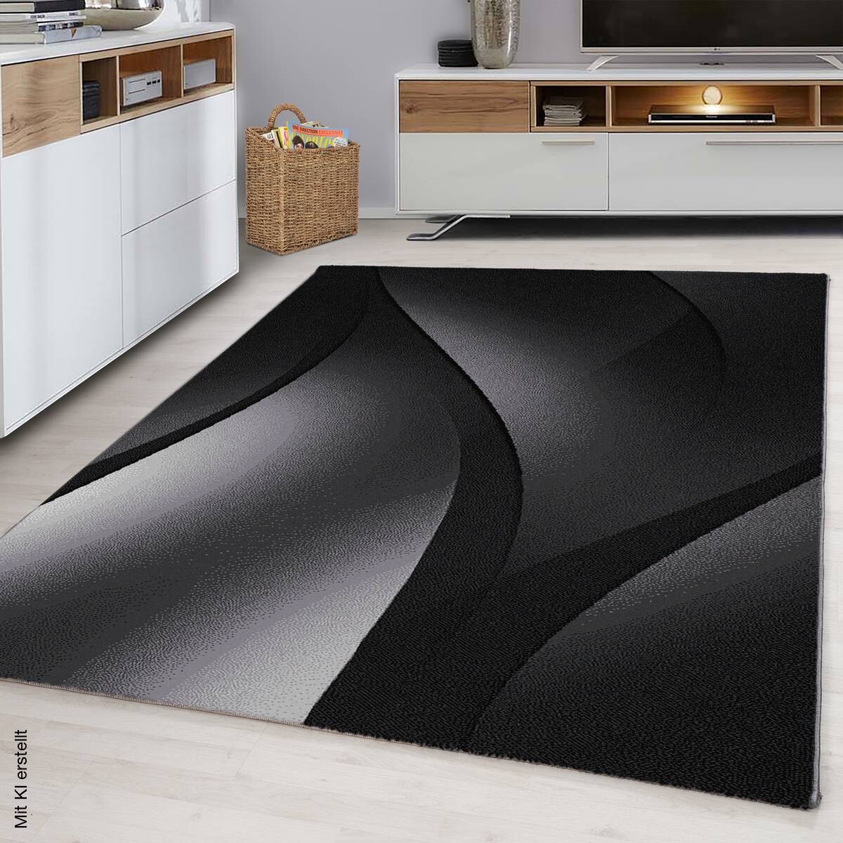 Ayyildiz Teppich PLUS schwarz B/L: ca. 80x150 cm