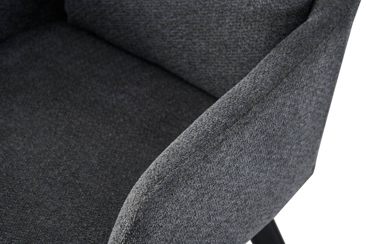 Stuhl SOPHIE, 2er Set anthrazit Stoff B/H/T: ca. 53x87x62 cm