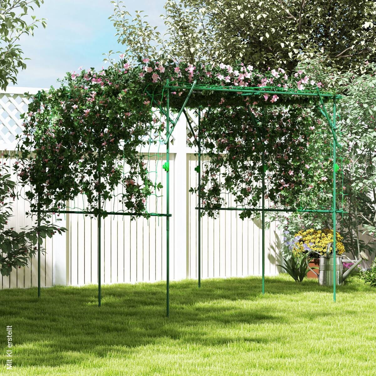 Outsunny Rankgitter grün B/H/L: ca. 223x223x223 cm