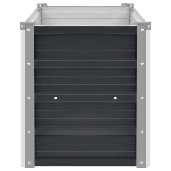 Hochbeet anthrazit Stahl B/H/L: ca. 40x45x100 cm