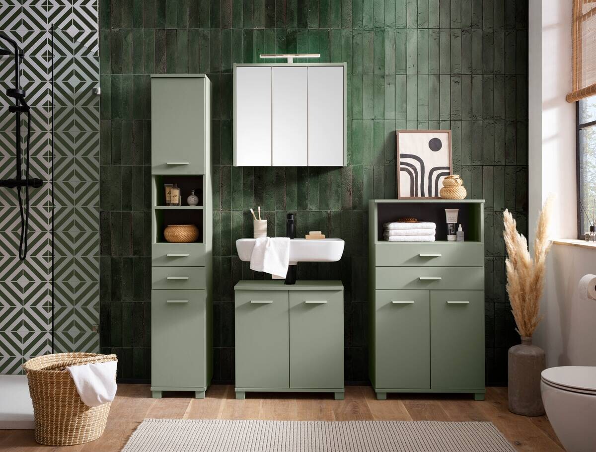 Hochschrank Mono Pistazie B/H/T: ca. 30,3x180,9x32,6 cm