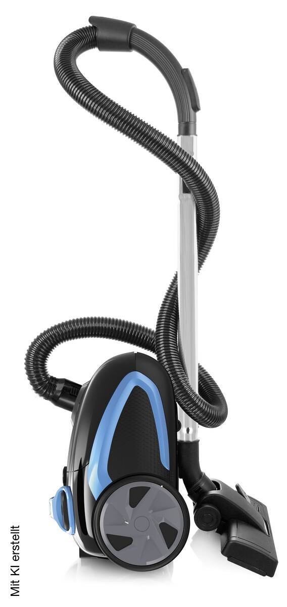 Emerio Bodenstaubsauger VE-112682.8 schwarz blau Kunststoff Metall B/H/L: ca. 27x24x35 cm