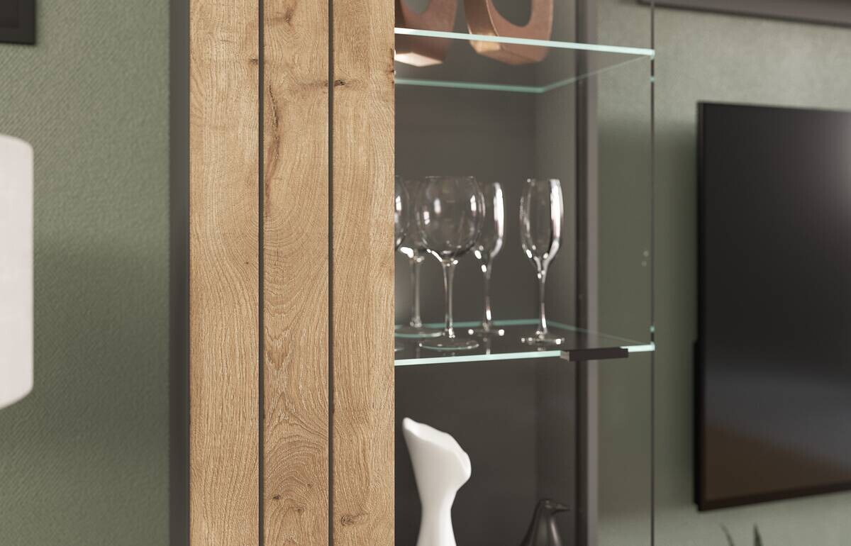 Vitrine Freno B/H/T: ca. 60x194x37 cm