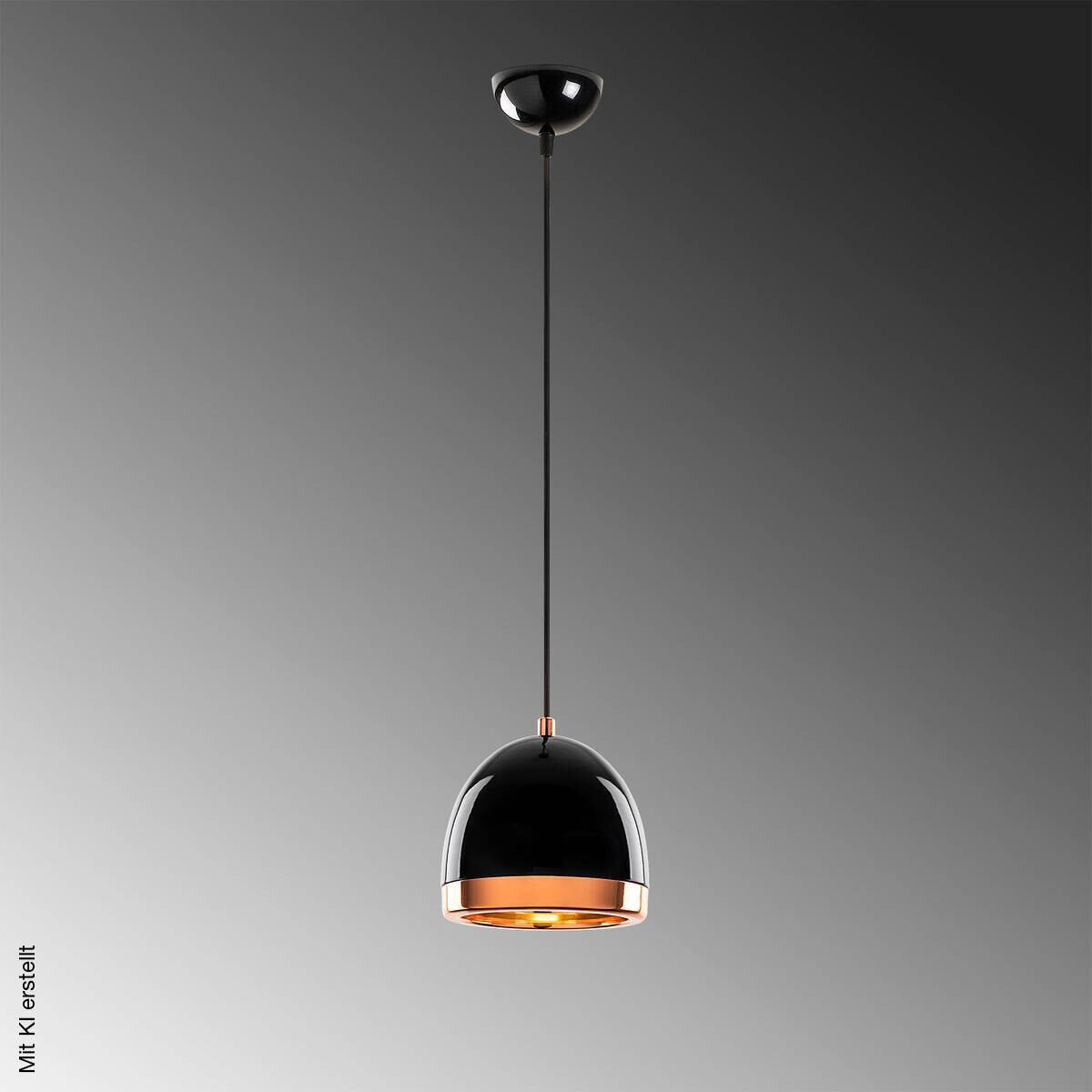 Opviq Pendelleuchte Mugo-10635 schwarz gold Metall B/H/T/L/D: ca. 17x114x17x17x17 cm E27 1 Brennstellen