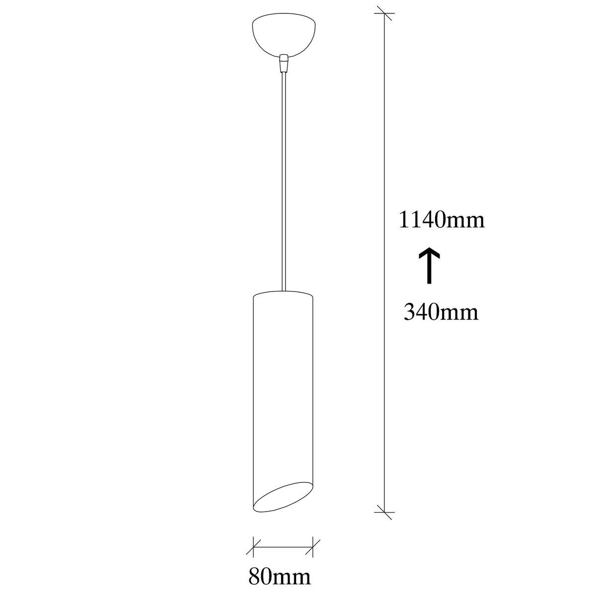 Opviq Pendelleuchte Sivani schwarz gelb B/H/T/L/D: ca. 8x114x8x8x8 cm E27 1 Brennstellen