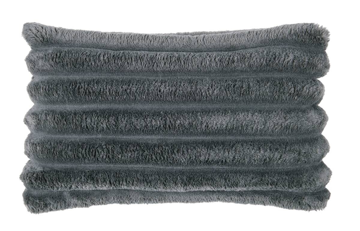 Dekokissen anthrazit 100% Polyester B/L: ca. 50x30 cm